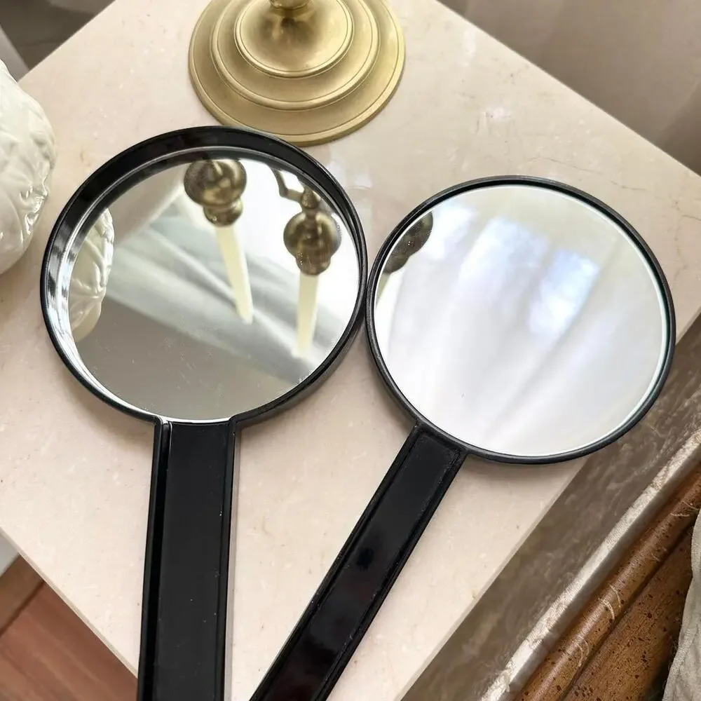Vintage Victorian Style Black Enamel Matching Vanity Set